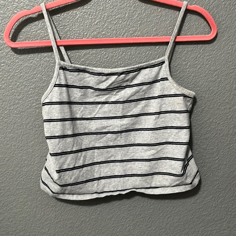 Stripped Crop Top